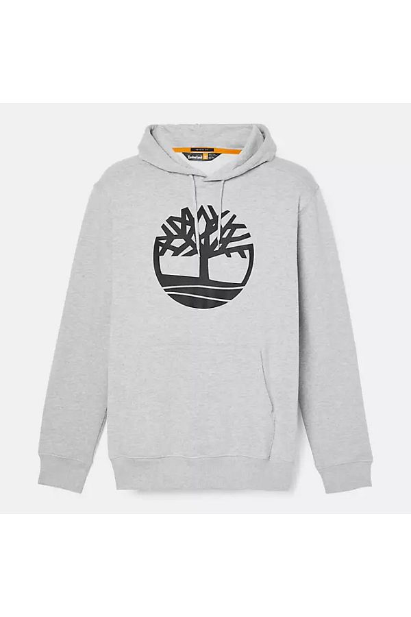 Timberland Tree Logo Hoodie Men s Gray Sweatshirt Tb0a2bjh0521 Trendyol