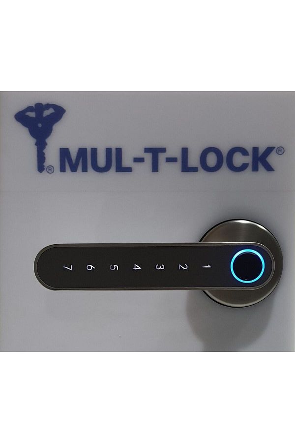 Mul-T-Lock-Multlock Smart Handle - Smart Door Handle Satin 1