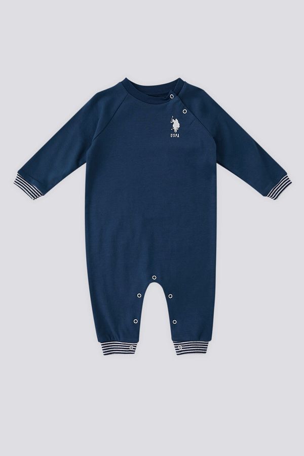 U.S. Polo Assn.-بذلة أطفال من U.S. Polo Assn باللون النيلي الداكن 1