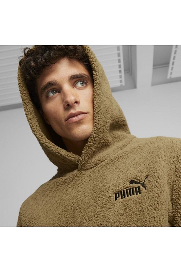 Puma ESS ELEVATED Sherpa Men s Hooded Fleece 67598293 Trendyol