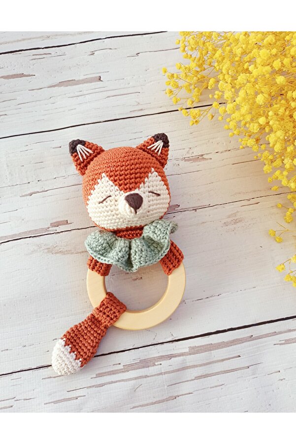 gökçem Amigurumi Tilki Çıngırak