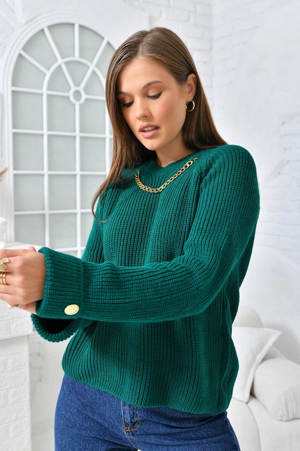 VOLT CLOTH NG Women s Chain Detailed Knitwear Sweater Trendyol
