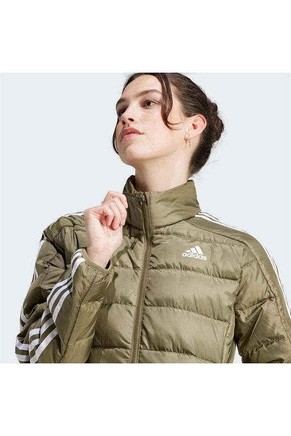 adidas Essentials 3 stripes Light Down Women s Coat Women Girls Ik3229 Trendyol