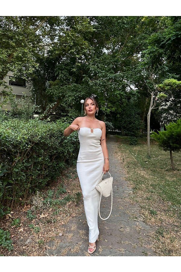 Light cream dress store