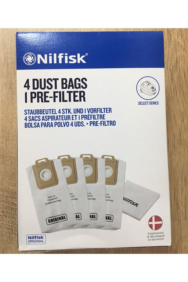 Nilfisk-Select-Power Series - Original Dust Bag I Set of 4 1