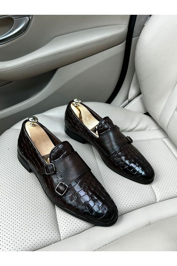 ROSA SHOES Leather Sole Inside and Outside Genuine Leather Men s Classic Shoes Trendyol