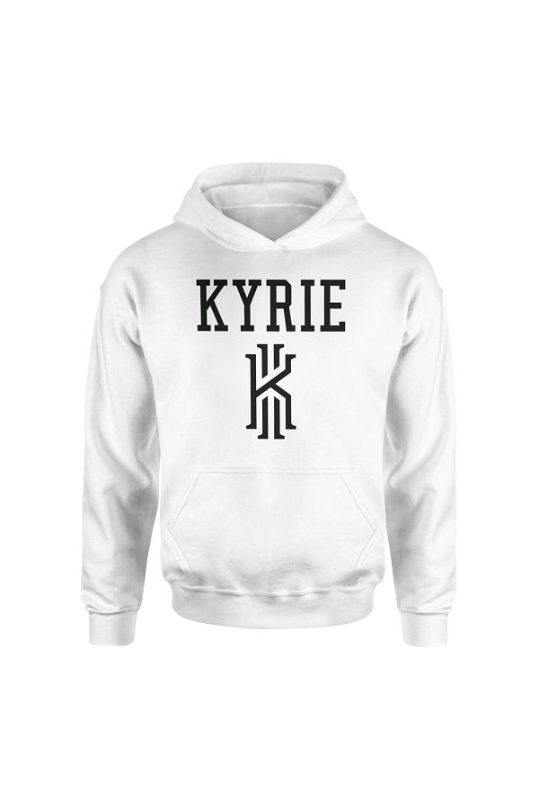 White kyrie hoodie top
