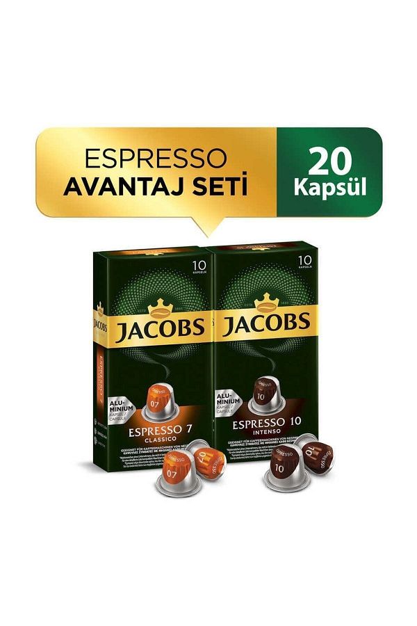 Jacobs-Espresso Capsule Coffee Advantage Set 20 Capsules 1
