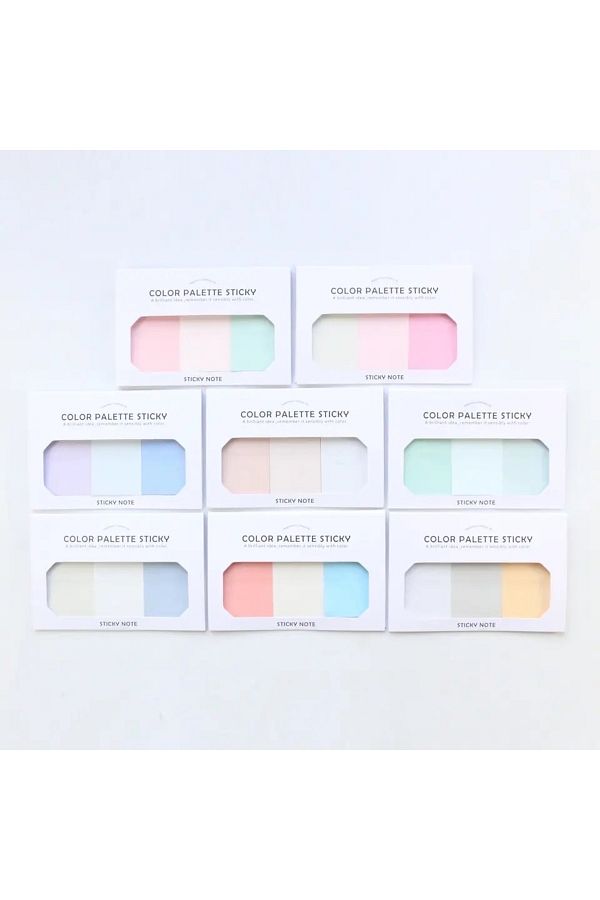 Padme studio-Adhesive Note Paper| Post-it 1 Piece (Package) (Colors Will Be Sent Randomly) 1