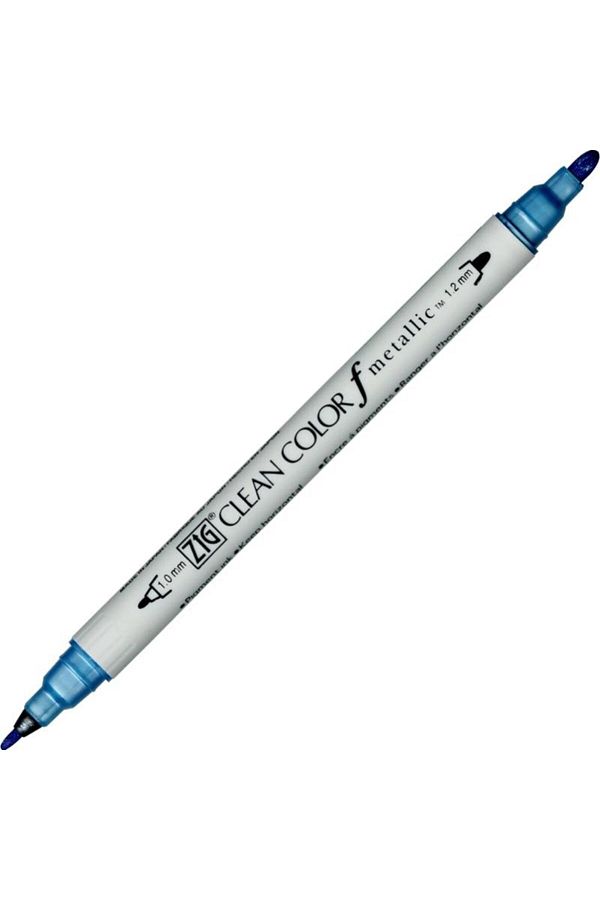 Zig-CLEAN COLOR F METALLIC TCS-8000 125 BLUE - (6 Pieces) 1