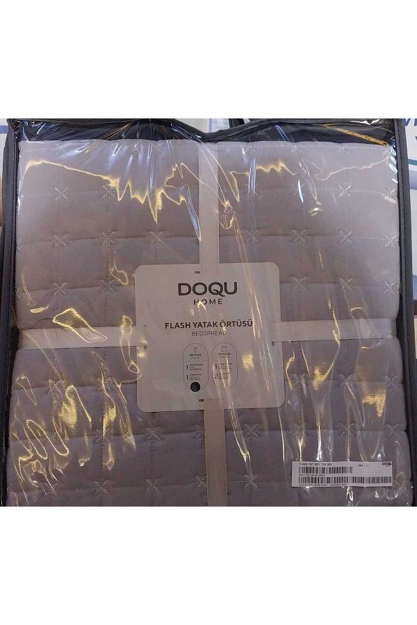 Doqu Home-Flash Bedspread Single Gray 1