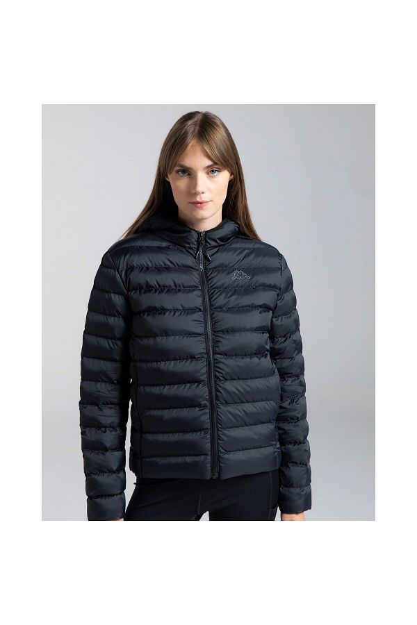 Kappa Winter Jacket Black Basic Trendyol