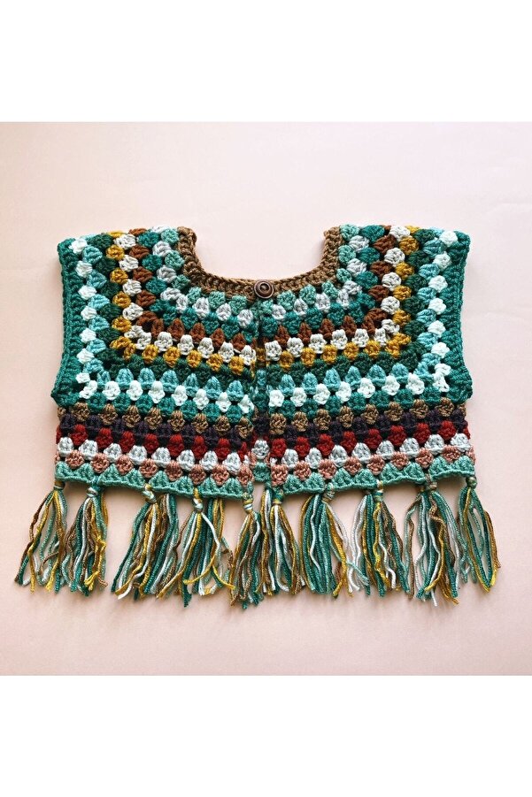 The Cloudish Shop Kız Bebek Çocuk Bolero Yelek