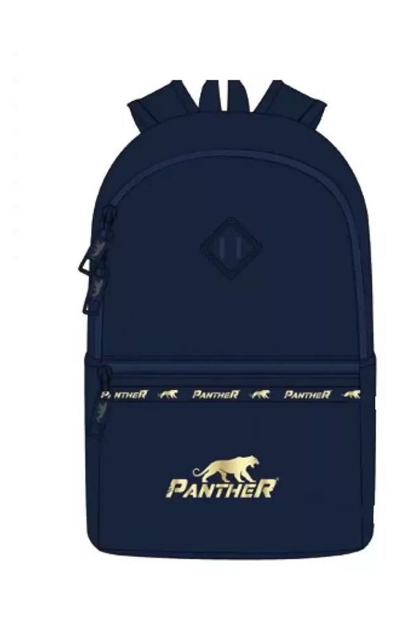 Panther-حقيبة ظهر باللون الأزرق الذهبي 1