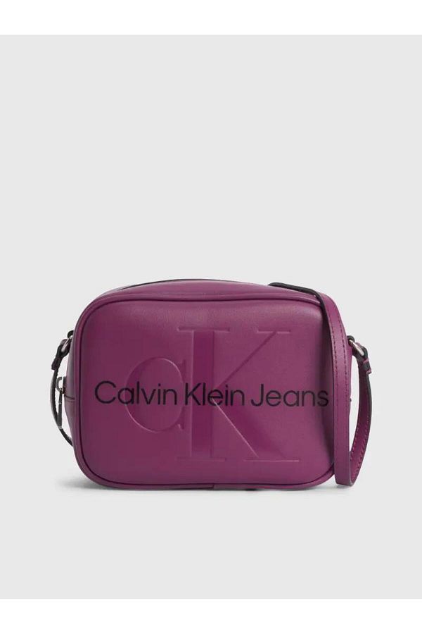 Calvin Klein Shoulder Bag Purple Embossing Trendyol