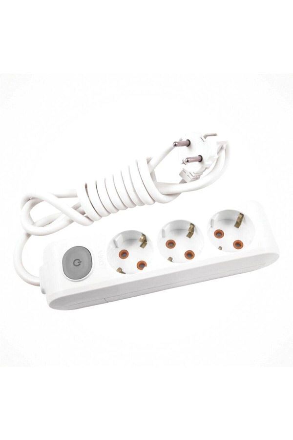 VİKO-Multi LED Triple Socket - 5 Meters (Child Protection Feature) 1