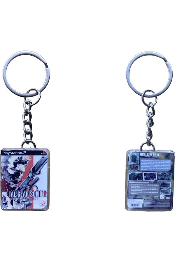 Westonya METAL GEAR SOLID 2 SONS OF LIBERTY PS2 MINIATURE GAME BOX KEYCHAIN Trendyol