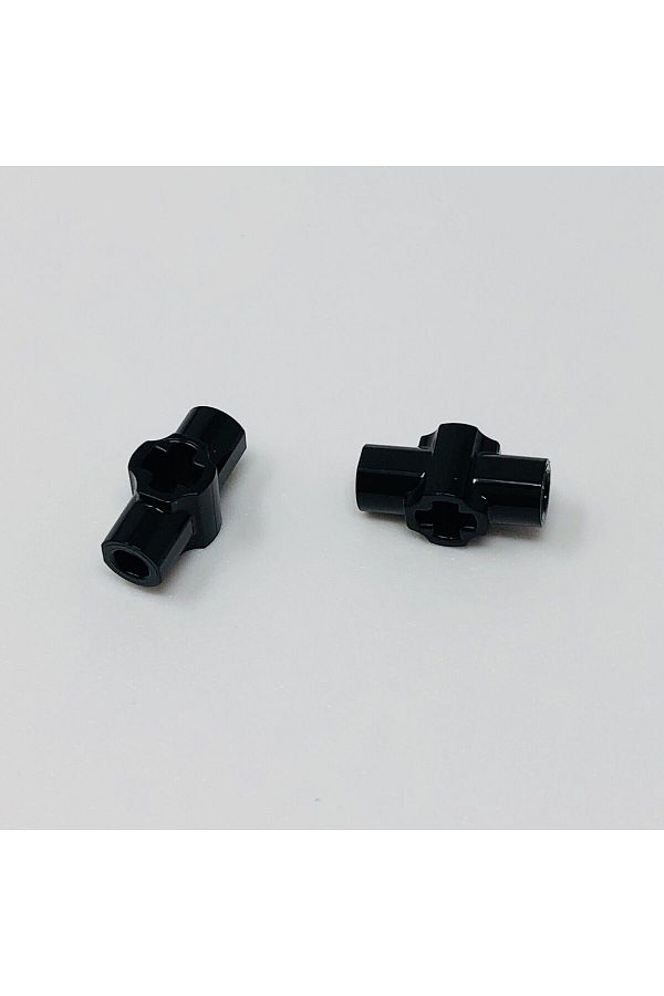 LEGO-Technic Custom Axle Connector Hub Large Lightsaber Hilt Black 2pcs 1