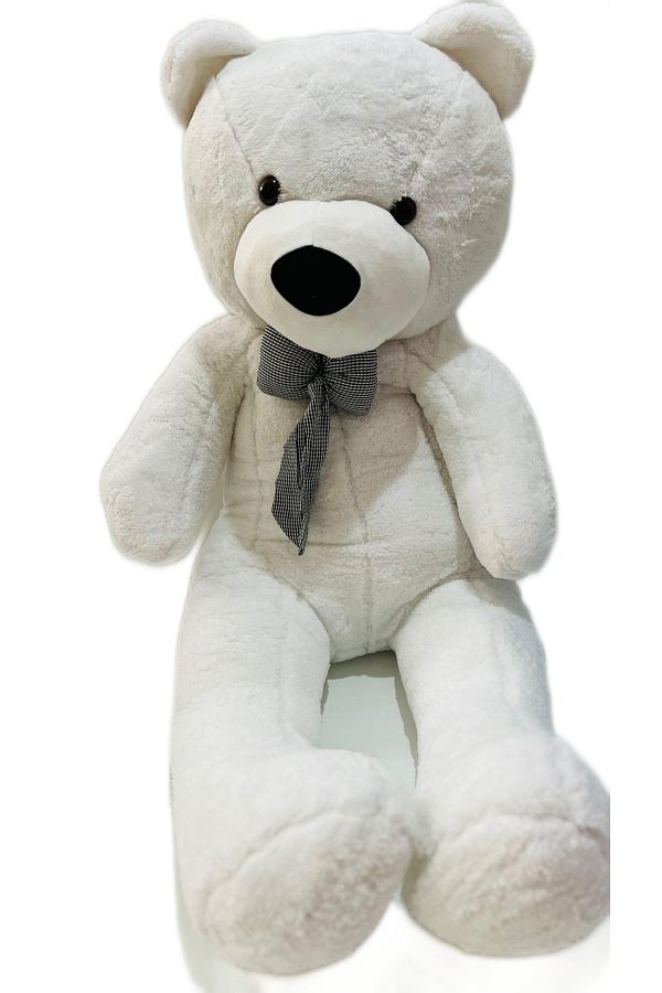 VEGA Big White Teddy Bear with Bow Tie 140CM Trendyol