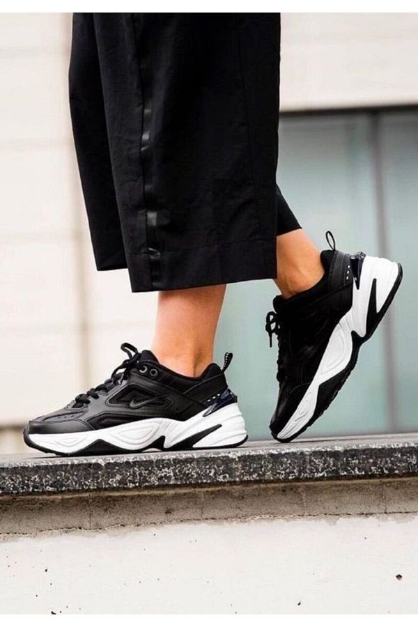 Nike M2K Tekno Leather Sneaker Black Unisex Sports Shoes Trendyol