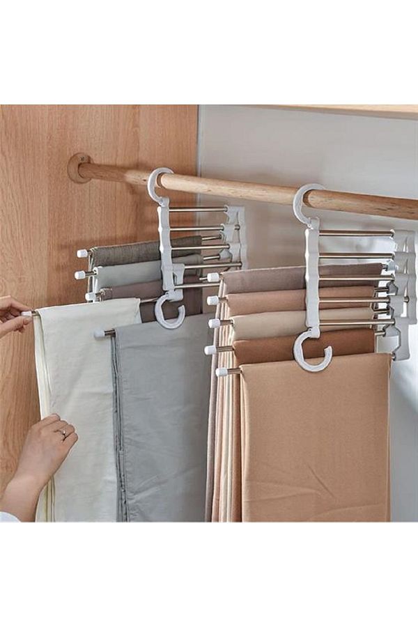 brianstore Movable In Cabinet Pants Tie Shawl Hanger System Organizer Layered Hanger Organizer Trendyol