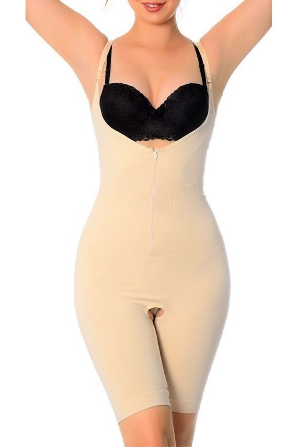 SÜSEN LİNGERİE Full Length Body Shaper Zippered Sleeveless Corset Women's  Underwear Corset - Trendyol