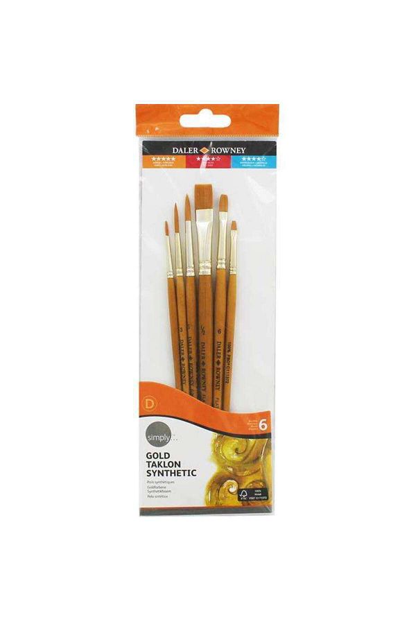 Daler Rowney-Brush Set of 6 1