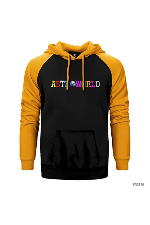 Yellow astroworld sweatshirt outlet
