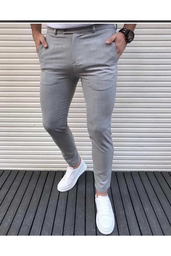 Staff Men s Slim Fit Sport Style Fabric Trousers Trendyol