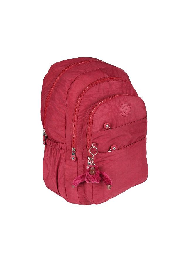 Relaxion Original Crinkle Backpack School Bag with Monkey Keychain Trendyol