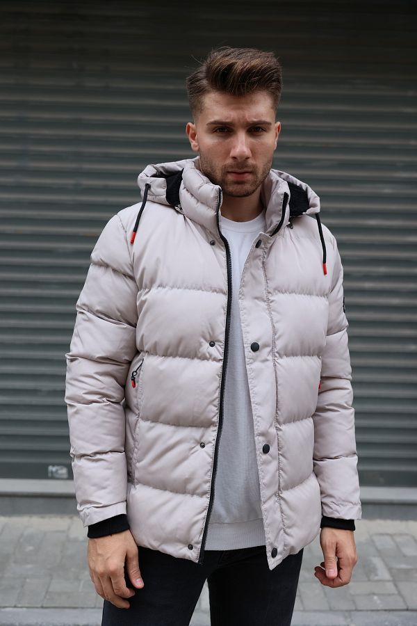 Cropper Men s Fur Lined Puffer Coat Trendyol
