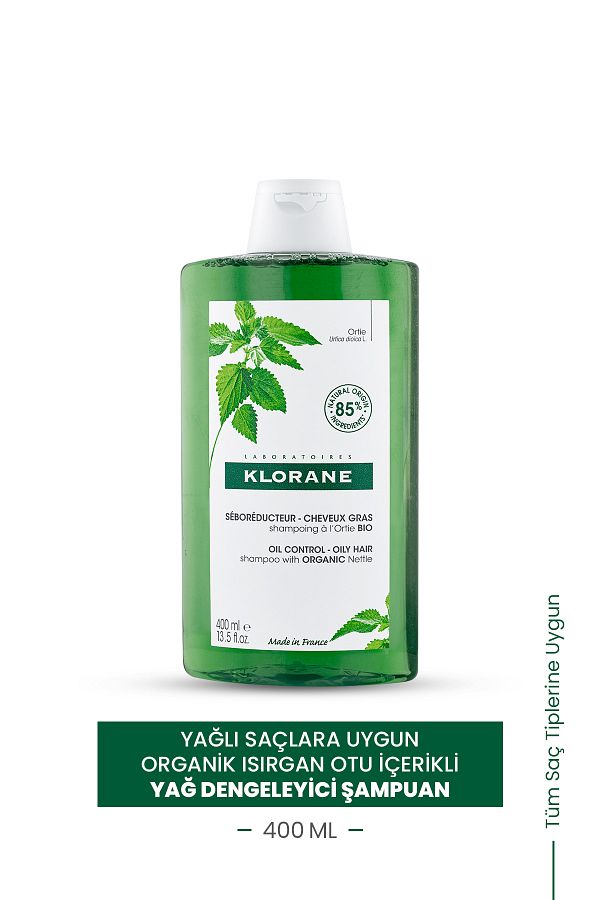 Klorane-400 Ml Nettle Oil Balancing Shampoo 1