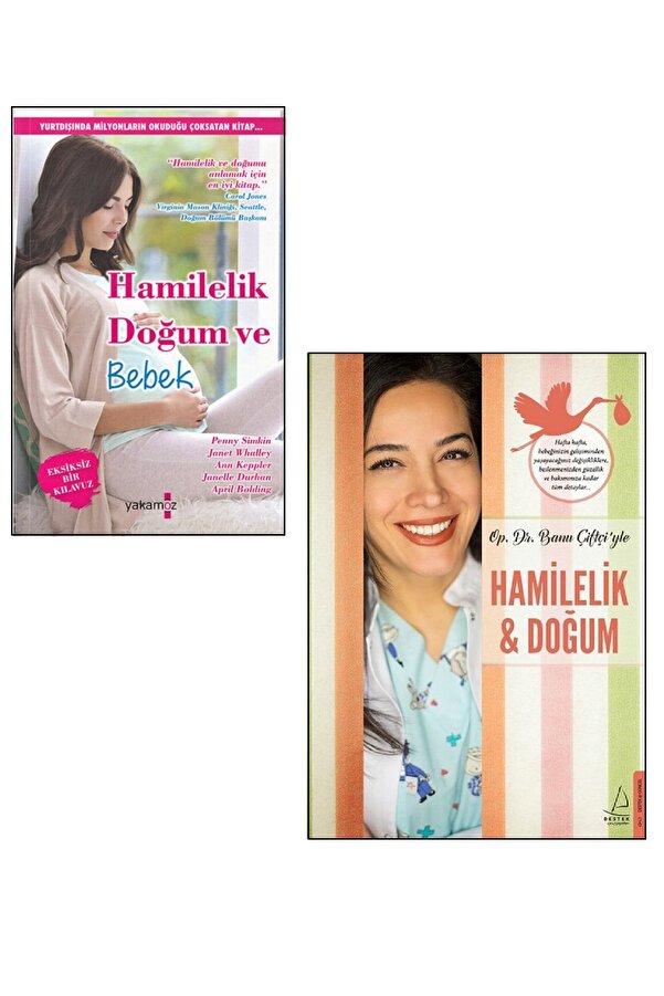 Yakamoz Yayınevi Hamilelik Doğum Ve Bebek (penny Simkin) Hamilelik Ve Doğum (op. Dr. Banu Çiftçi) 2' Li Set