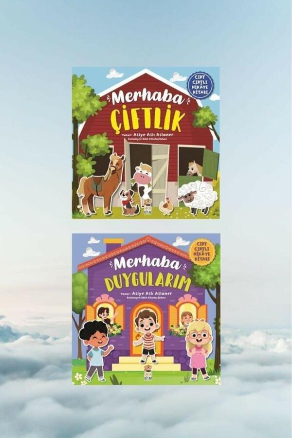 Sincap Kitap Merhaba Duygularım ve Merhaba Çiftlik (Cırt Cırtlı Hikâye Kitabı)