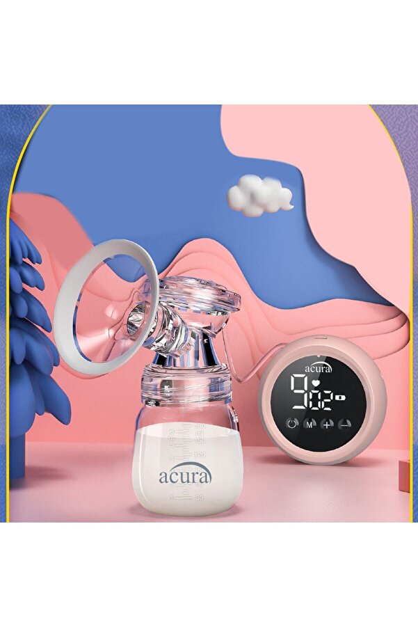 Acura AC-3010 Şarjlı, LCD Ekranlı, Biberon Özellikli Göğüs Pompası