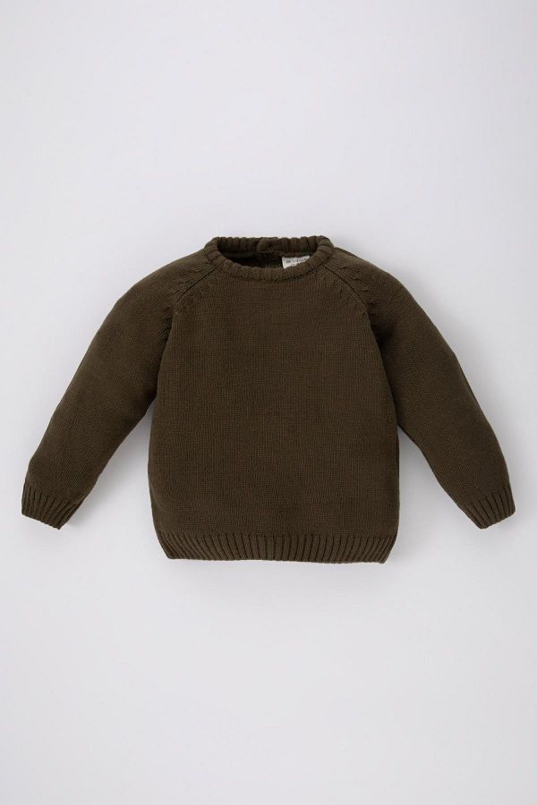 DeFacto-Baby Boy Crew Neck Sweater A3889a523wn 1