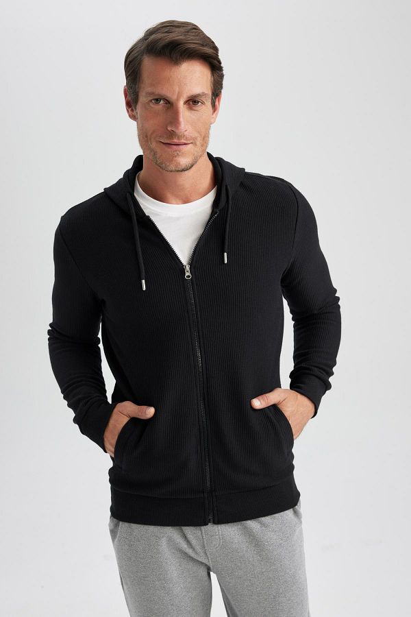 DeFacto-Regular Fit Cardigan 1
