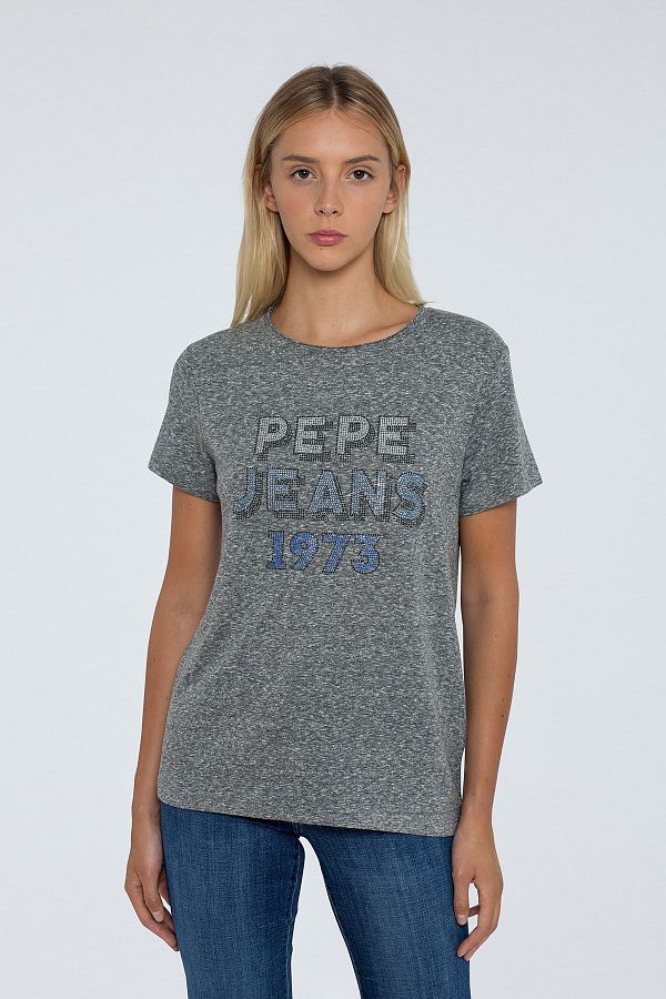Pepe Jeans T Shirt Women Girl Gray Trendyol