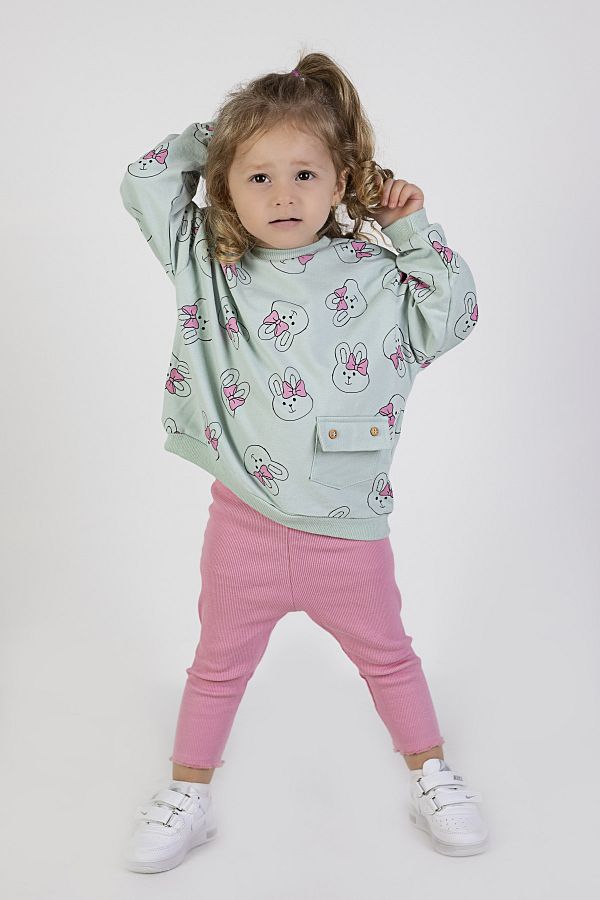 Baby girl knitted tracksuit new arrivals