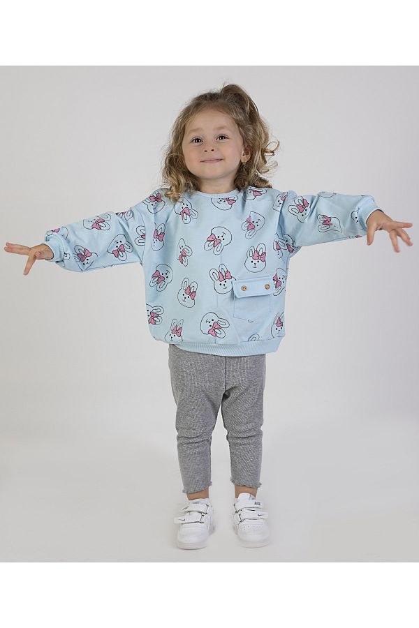 Baby girl knitted tracksuit clearance