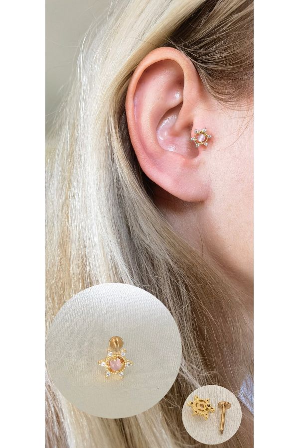 Tragus piercing length clearance