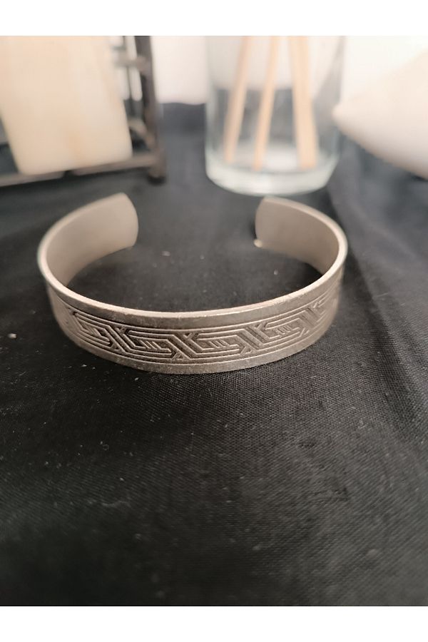 Silver plated copper bracelet hot sale