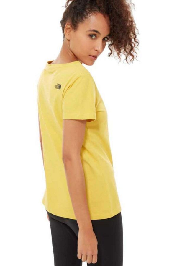 Yellow north face top sale