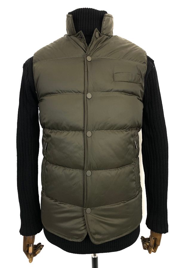 ŞAN GİYİM-Men's Khaki Filling Sports Vest 1