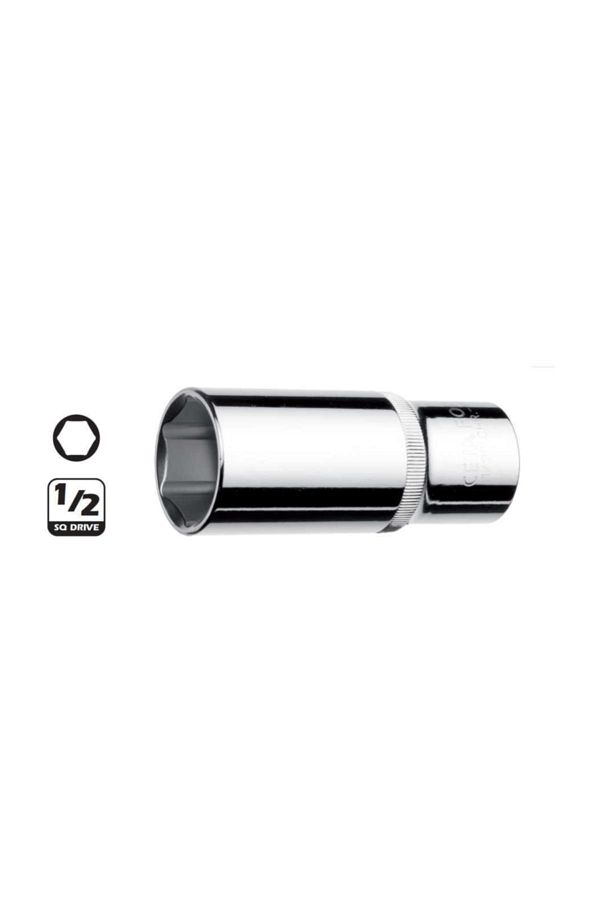 CETA FORM-Form 1/2” 6 Corner Deep Socket Wrench 18 Mm-Ceta C24-H18 1