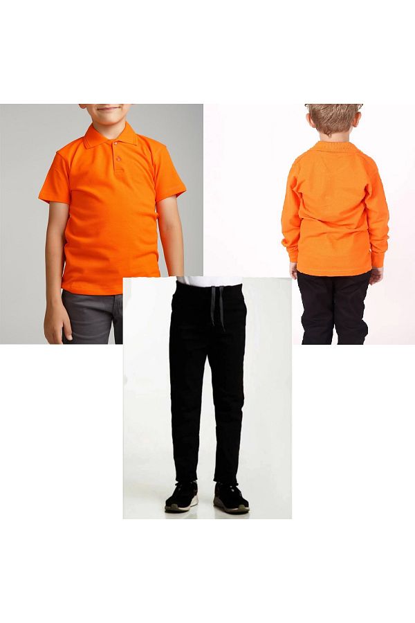Collar t shirt with trousers 2025