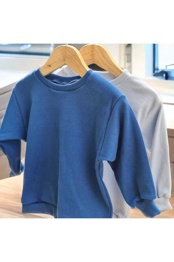 BEBEĞİME ÇORAP 2'li Kaşkorse Oversize Sweatshirt