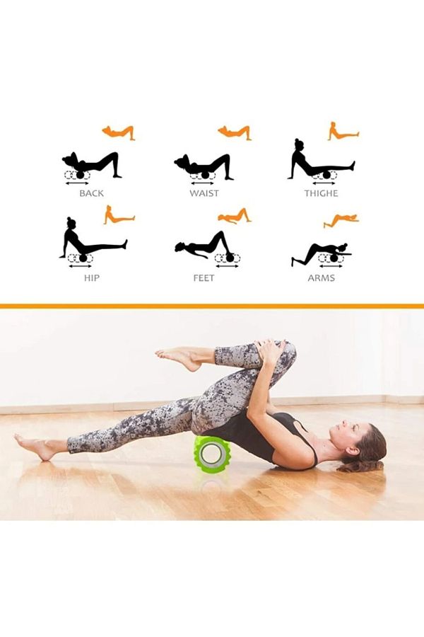 BALERA High Density Medium Hard Deluxe Foam Roller BALERA Dynamic Yoga Roller Trendyol