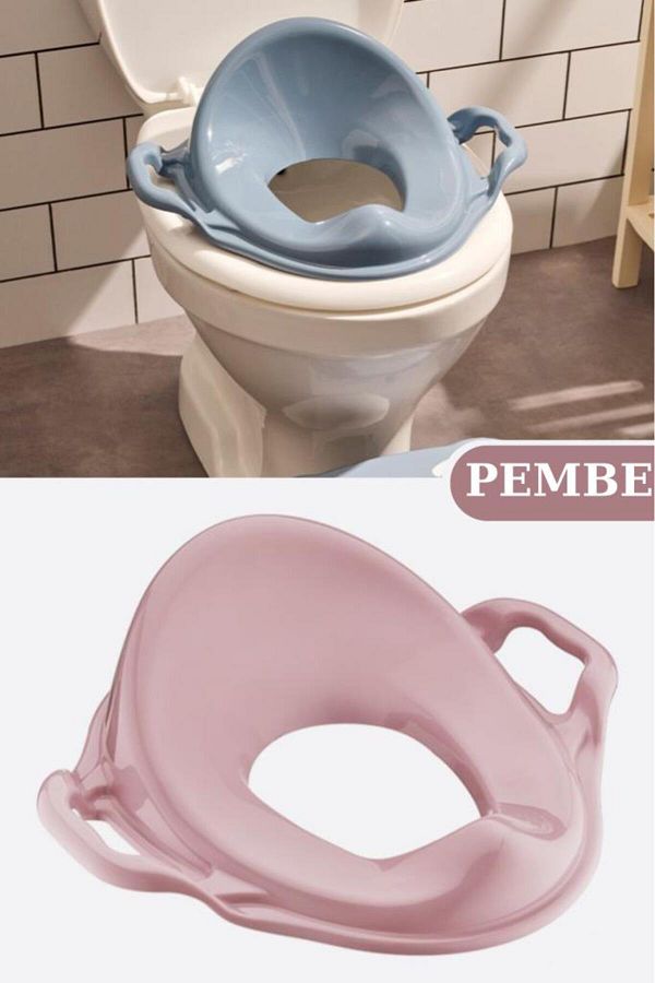 Flosoft-Child Toilet Training Exercise Seat Toilet Seat Adapter with Handles Colorful 1