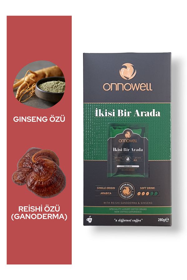 ONNOWELL-Premium Gourmet 2in1 Coffee - Reishi Ganoderma and Ginseng Two in One 1